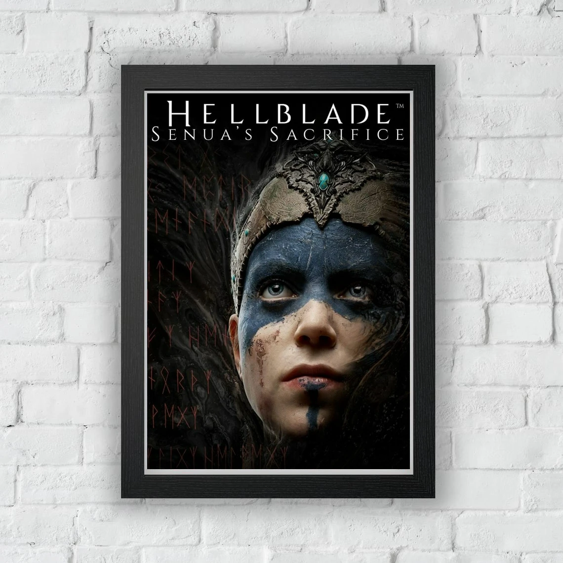 

Видеоигра Hellblade-Senua's Sacrifice, Холщовый постер для дома картины для украшения стен (без рамки)