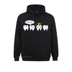 Приталенные мужские толстовки, забавная зубная рубашка для дантиста, зубы, глупый стиль, спортивные свитера с длинным рукавом, лето