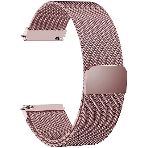 rose pink Миланская петля, ремешок из нержавеющей стали для Garmin Vivomove/Vivomove HR, ремешок для часов, магнитный ремешок, ремешок из розового золота, браслет на запястье - Band Color: rose pink