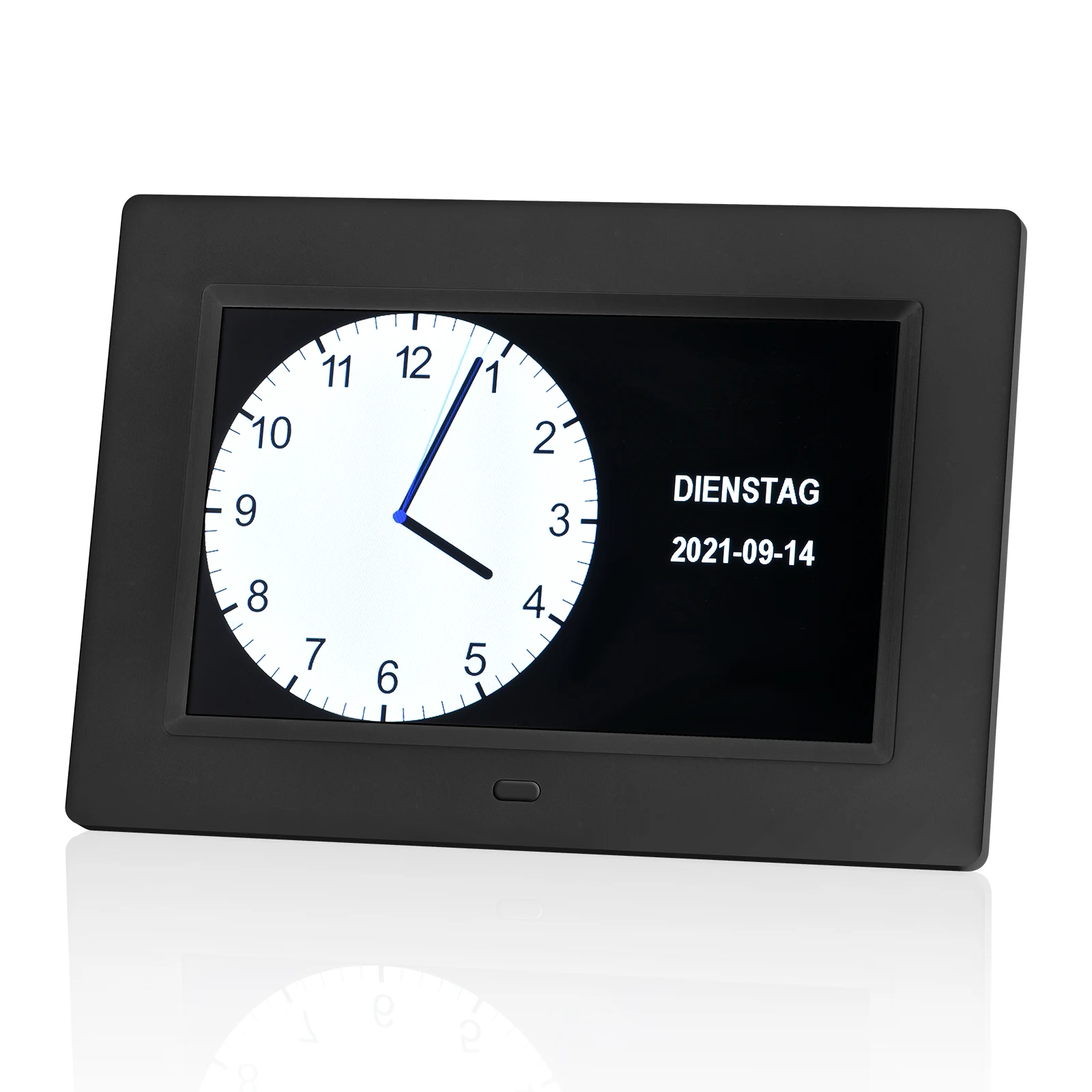 

7 "Inch Digital Clock Calendar with Oversized Font Date Day Reminder for Elderly and Children Auto Dimming 9 Languages New 2021