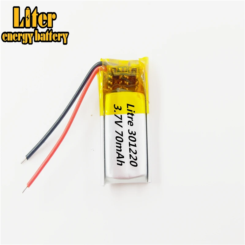 Лучший бренд батареи литиевая батарея 3 7 V Bluetooth гарнитура 031220 301220 70MAH MP3 MP4