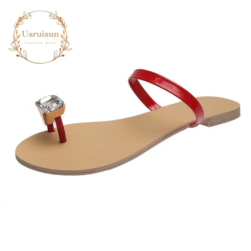 Летние Нескользящие женские пляжные шлепанцы 2020 Женские сандалии Женская обувь