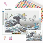 Набор для алмазной вышивки Покемон и великая волна