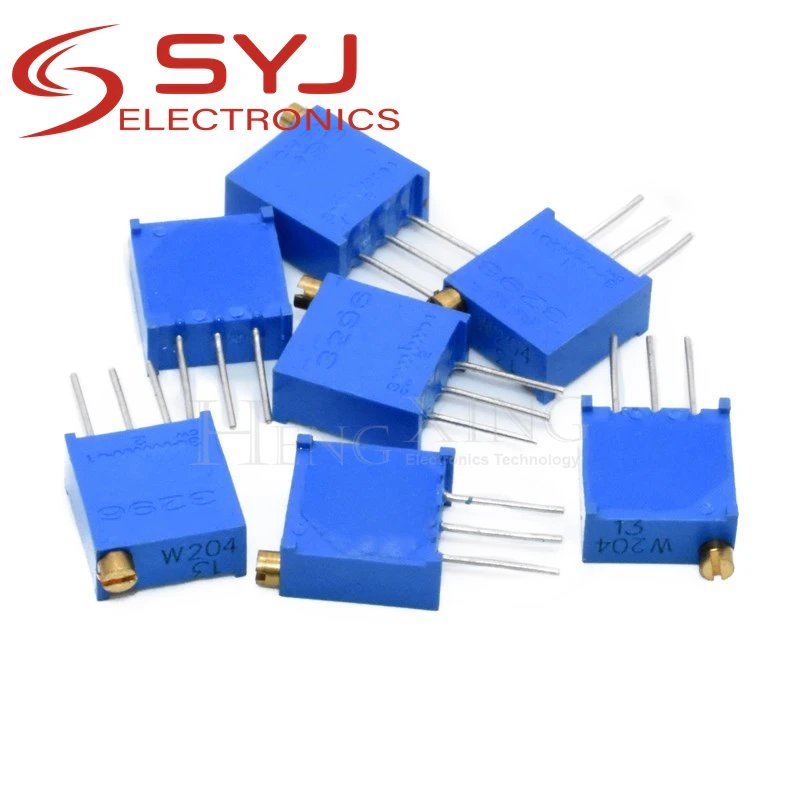

10pcs 3296W 3296 50 100 200 500 ohm 1K 2K 5K 10K 20K 50K 100K 200K 500K 1M ohm 103 100R 200R 500R Trimpot Trimmer Potentiometer