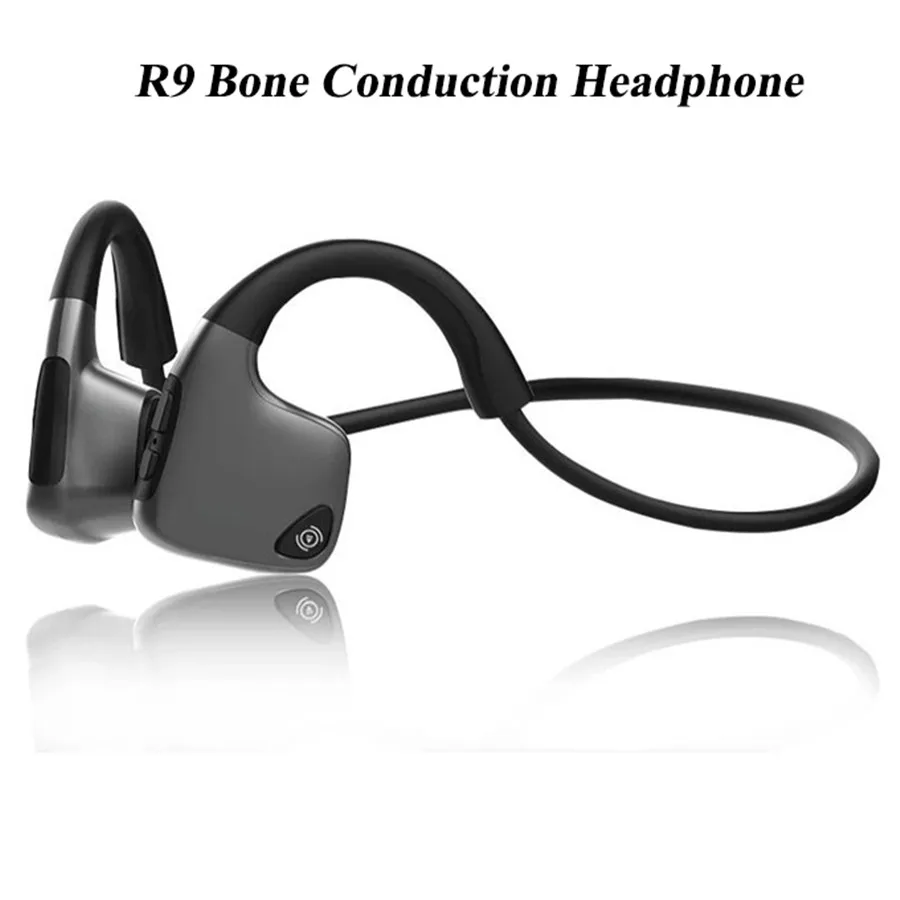 

Беспроводные наушники Bluetooth 5,0, стереонаушники с костной проводимостью, Спортивная Складная гарнитура для бега с микрофоном, hi-fi звук