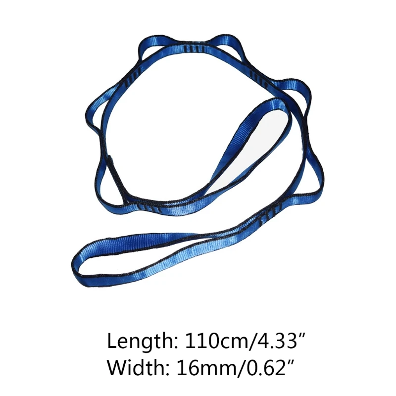 

Multipurpose Yoga Hammock Safety Climbing Hanging Rope Stretch Belt Extender K0AA