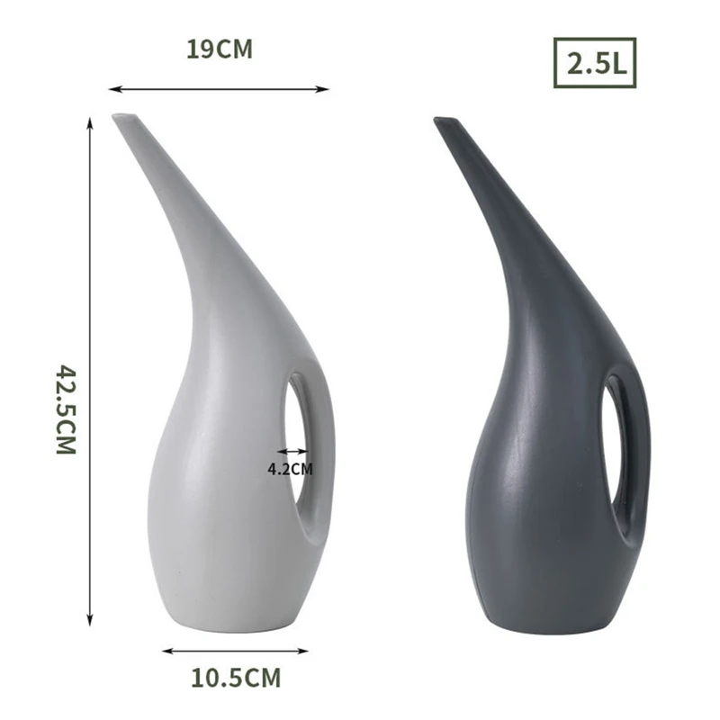 

Long Spout Watering Can Large Capacity Garden Flower Plants 1.5/2.5L Watering Can Sprinkler Pot Container Holder Water Bottle