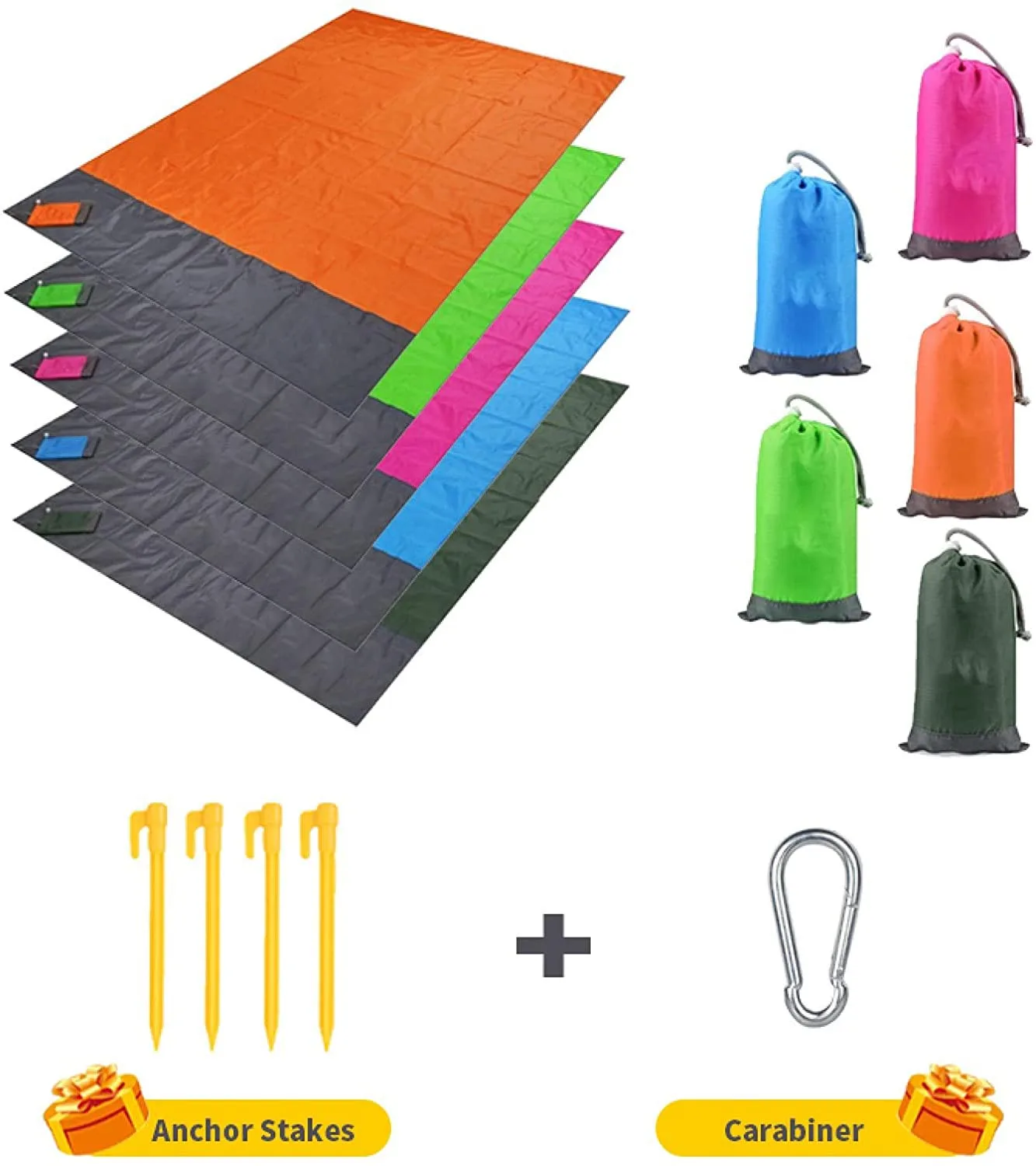 

Beach Mat Camping Mats Waterproof Picnic Nylon Mat Portable Anti Sand Towel Beachs Towel Travel Summer Mat Folding Beach Blanket