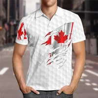 hawaii polo shirt canada flag 3d all over print polo shirt men for women short sleeve summer t shirt