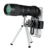 maifent zoom monocular outdoor camping hiking birdwatching coated lens telescope waterproof monocular phone clip tripod
