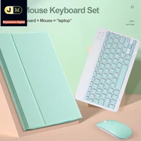 wireless keyboard mouse case for ipad air 4 3 2020 2019 10 2 ipad 8 5th 6th pro 9 7 air 2 3 cover pro 12 9 mini 4 5 smart case