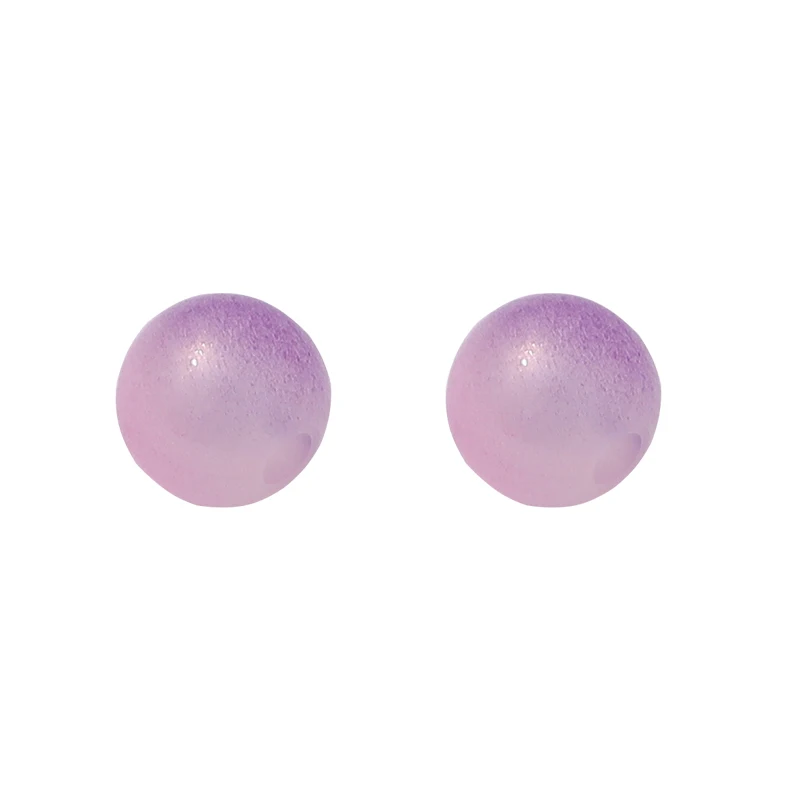 

Dreamy gradient color gold powder round beads DIY Handmade earrings bracelets necklace accessories materials