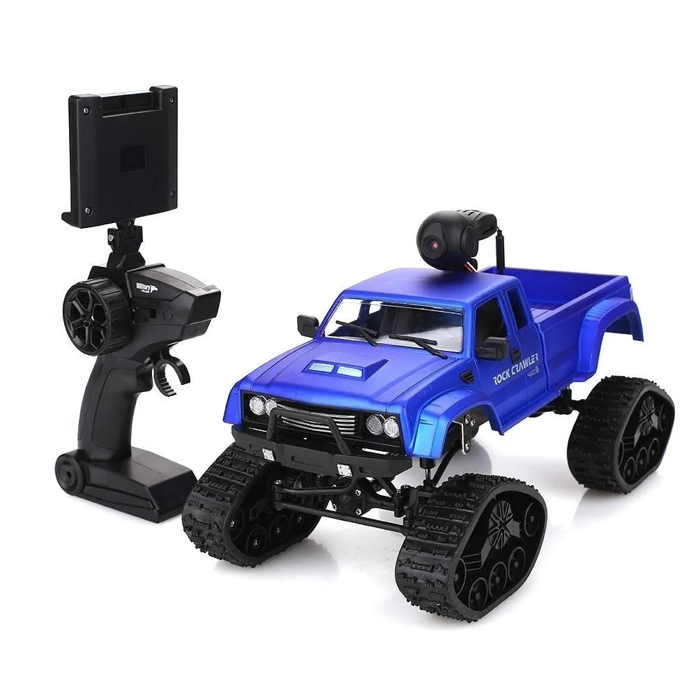 4WD Электрический RC гусеничный грузовик 2 4 ГГц 1/16 Масштаб 480P HD камера Высокая
