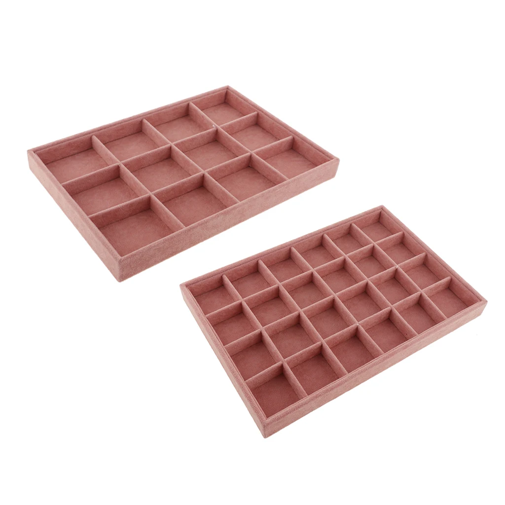 

2 шт. модные бархатные серьги, лоток для ювелирных изделий, держатель в сетку