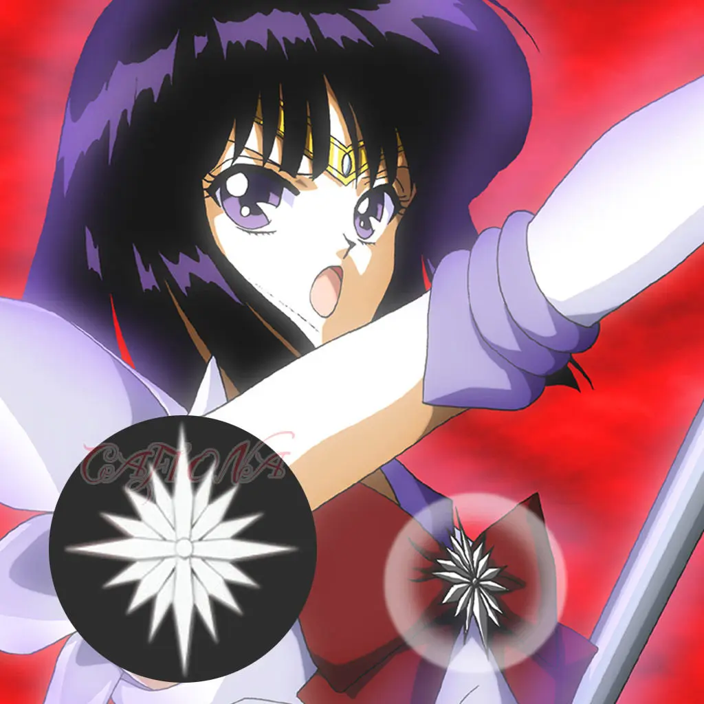 Хэллоуинские подарки для морячек в виде аксессуара косплея Сатурн из смолы брошь Томоэ Хотару (герой манги) ювелирное крепление.