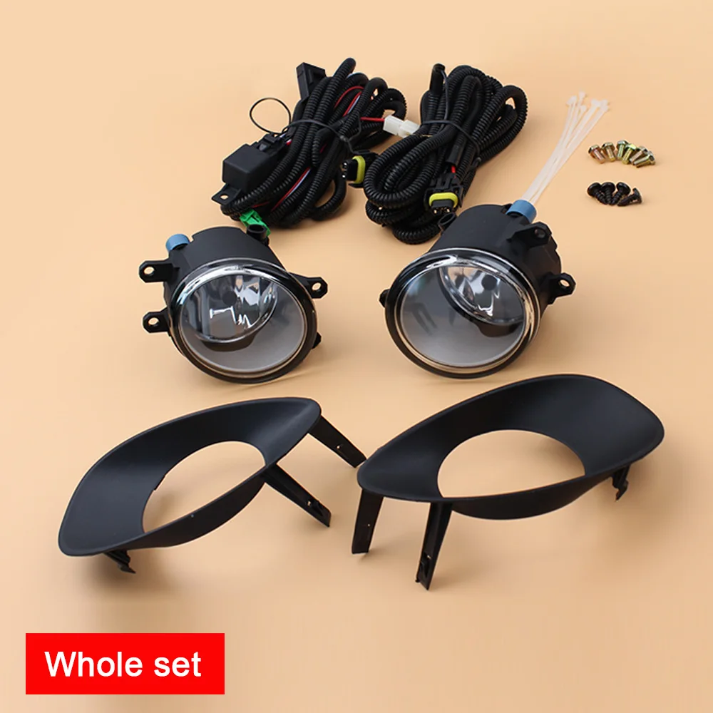 1 пара 12 В Автомобильная противотуманная фара в сборе с противотуманными фарами и