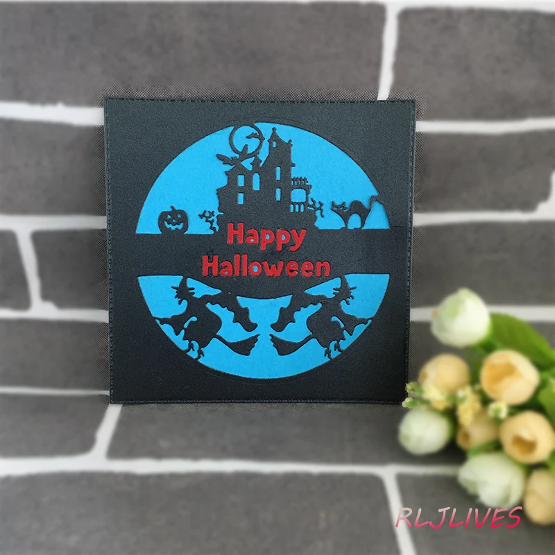 Металлические трафареты для Хэллоуина рукоделия фотоальбом декоративное