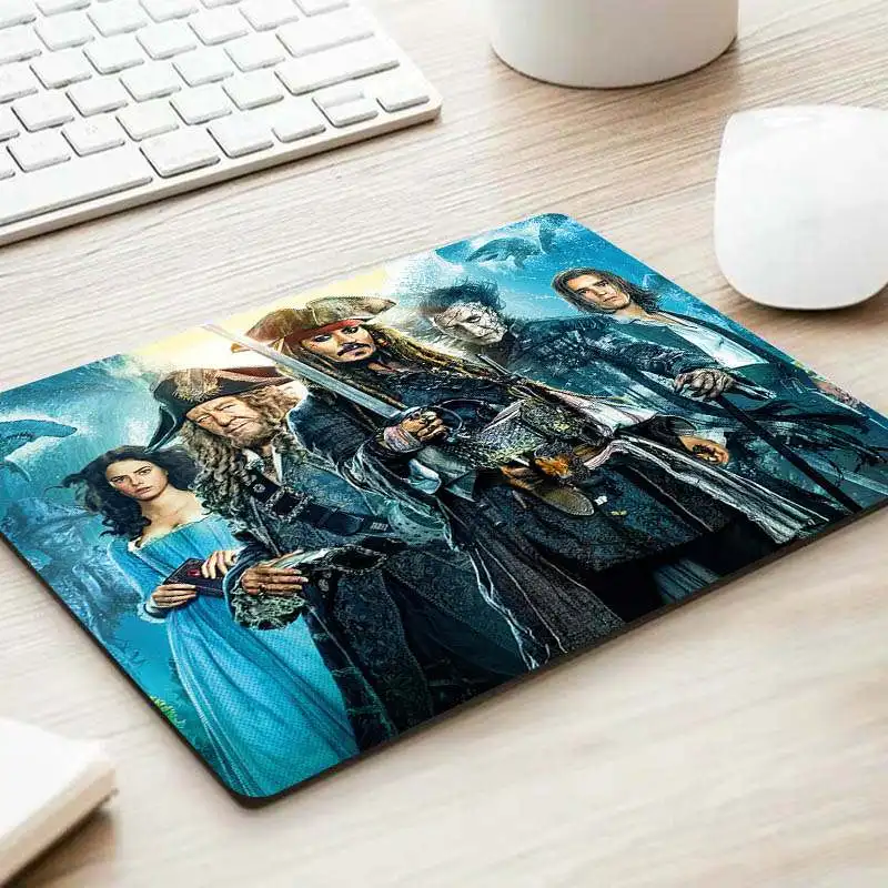 

Disney Pirates Of The Caribbean Jack small Mouse pad PC Computer mat Rubber PC Computer Gaming mouse pad