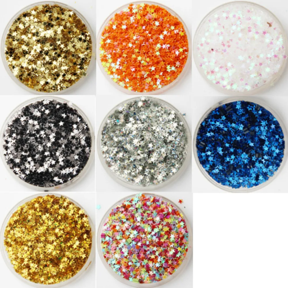 Пайетки прозрачные блестящие для маникюра 3 мм 20 г|sequin paillette|loose sequinssequin loose |