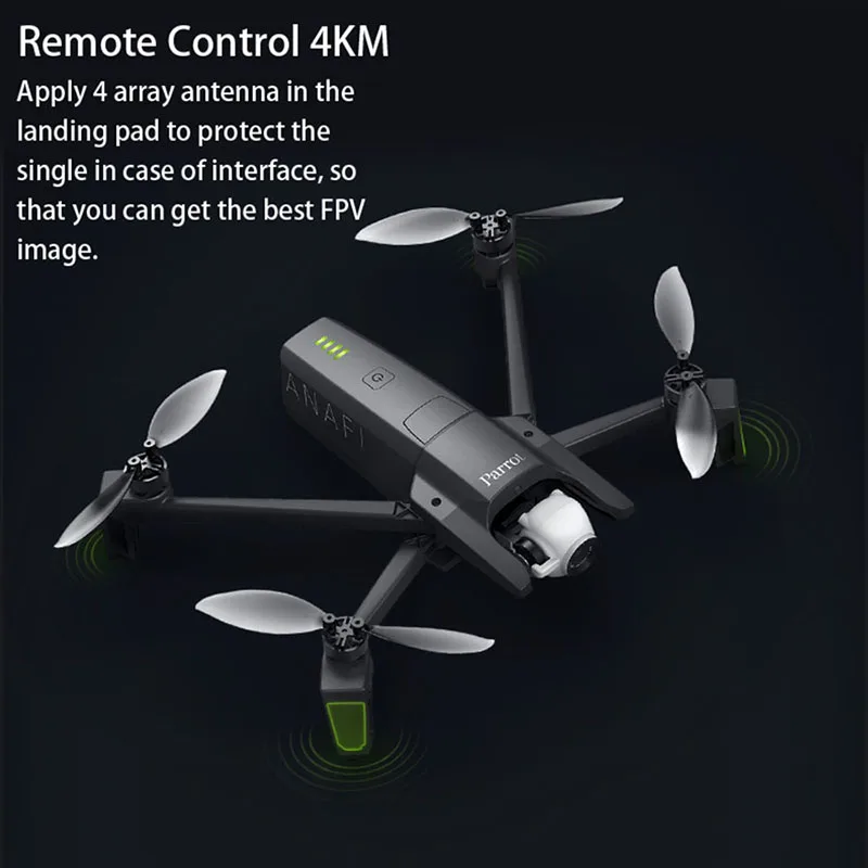 Дрон ANAFI с камерой 4K FPV HD селфи-Дрон умным следящим трехосевым стабилизатором HDR