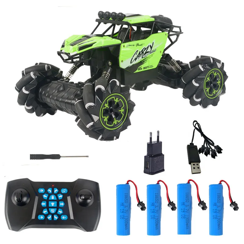 

1/16 RC Car 2.4GHz 4WD New Technology Rc Car Off-road Music Remote Control Car Stunt Drift Climbing Car Toys for Children Gifts
