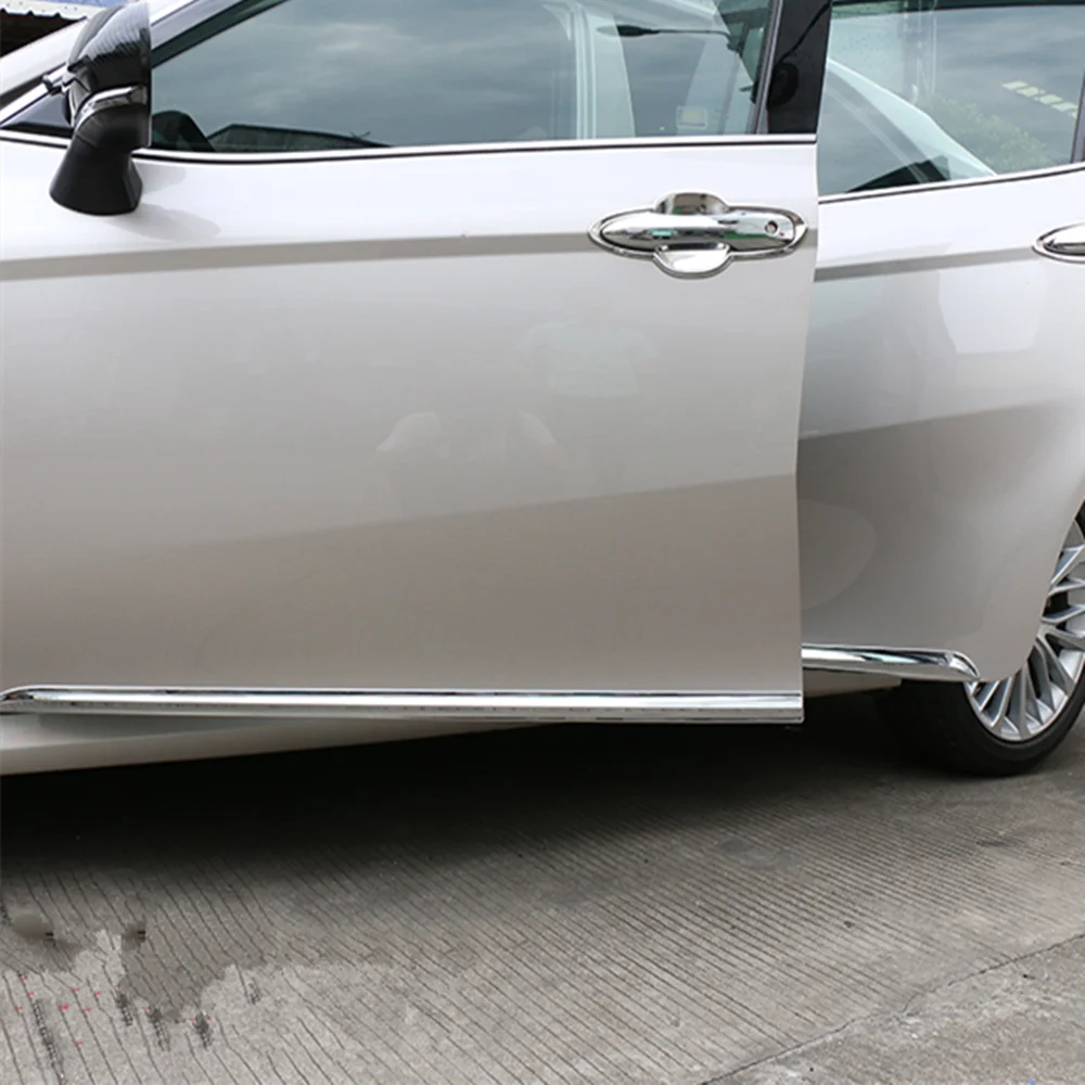 Для Toyota Camry XV70 2017 2020 хромированный корпус боковой двери молдинг линия крышка