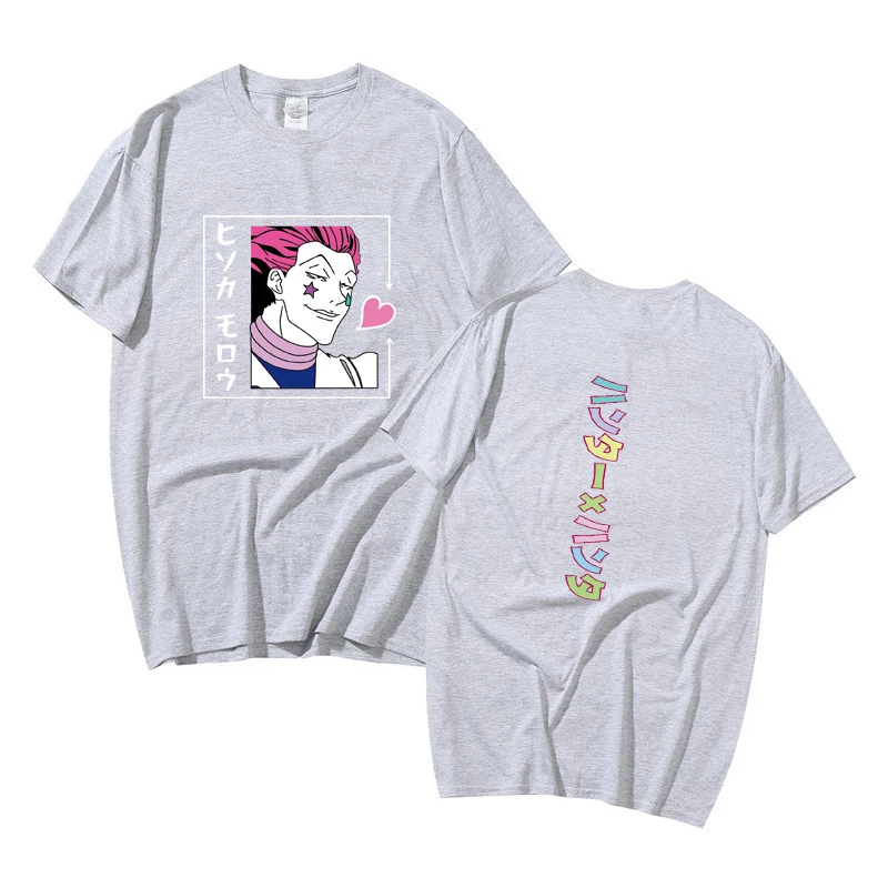 

Unisex My Hero Academia T Shirt Kimetsu Tops T-SHIRT Hunter X Hunter Cartoon Killua Hisoka Anime Jojo Bizarre Adventure Tshirt