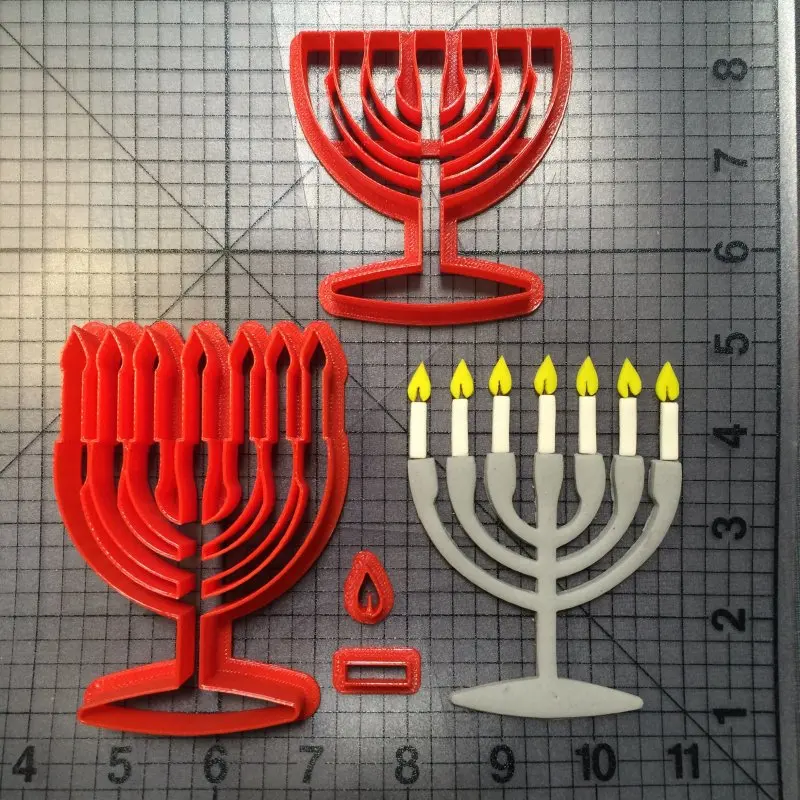 Еврейский праздник Тора Hanukkan Chanukah Dreidel Menorah Звезда Давида 3D печать пластик