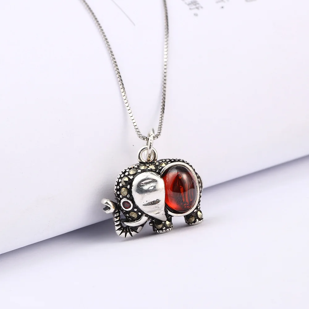 

Модная бижутерия 2020 для женщин, винтажная подвеска граната, серебро пробы, кристалл, женское ожерелье, оптовая продажа, цепь на шею