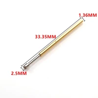 p100 h5 length 33 35mm with sharp angle needle head spring test probe brass electrical instrume tool for test circuit board