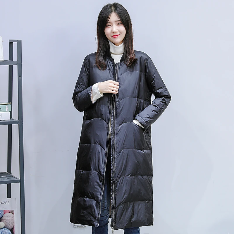 Пуховик женский зимний на белом утином пуху 2019 | Женская одежда