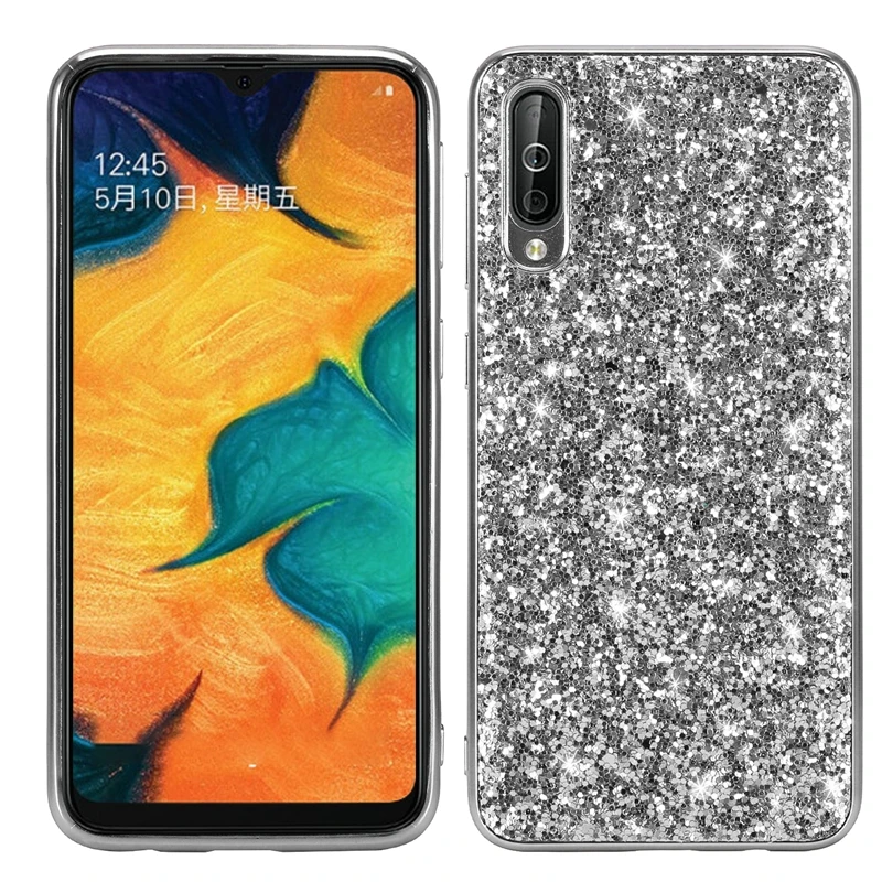 05 Для samsung A70 чехол мягкий блестящее со стразами задняя крышка для samsung Galaxy A70 A 70 A705 A705F Силиконовые чехлы защитные - Цвет: 05