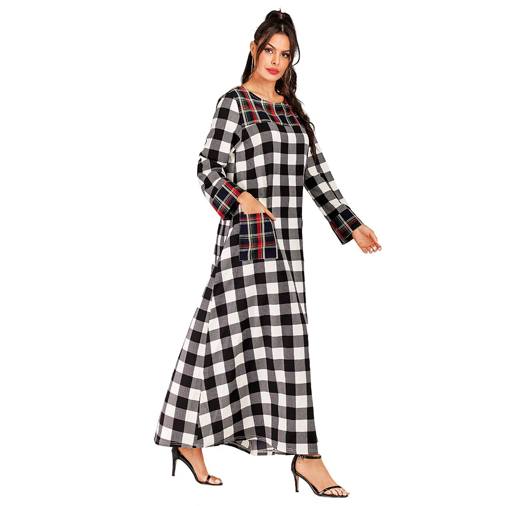 Дубай мусульманский абайя женские комбинированные ботинки трапециевидной формы