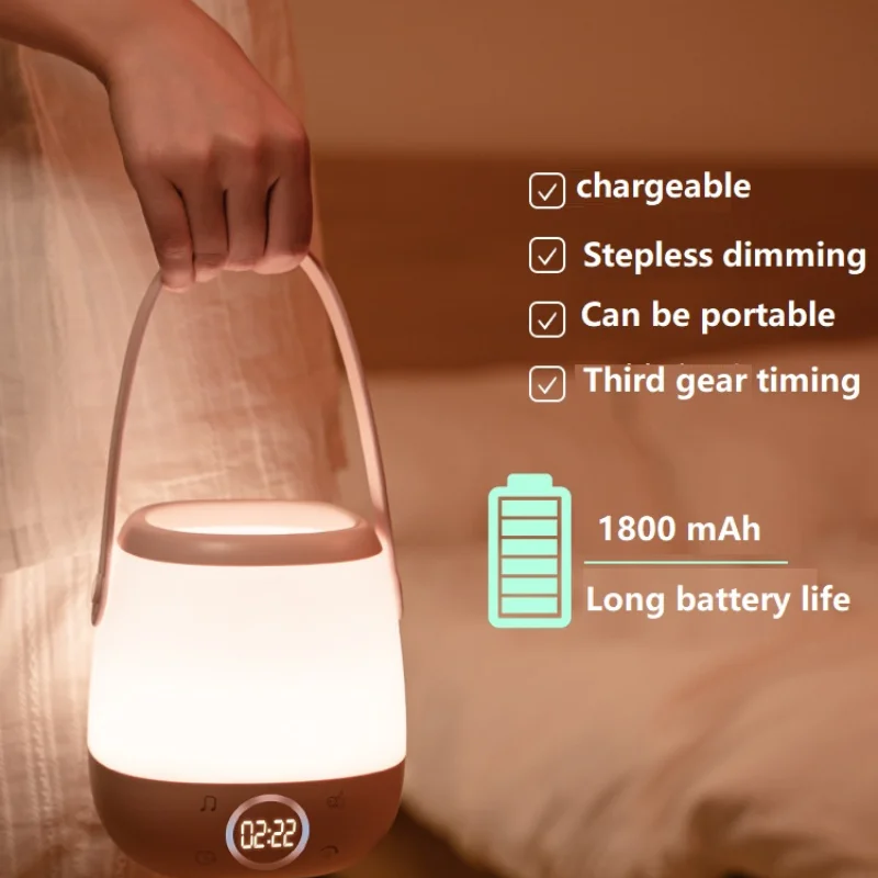 Прикроватный светильник с USB зарядкой и сенсорным управлением приглушаемая