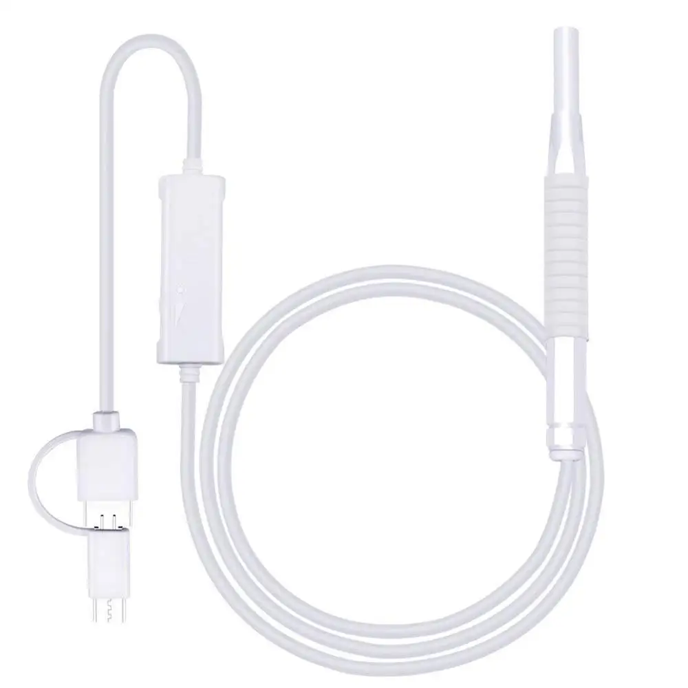 5 мм ушной эндоскоп видео медицинская безопасность Водонепроницаемая камера IPhone