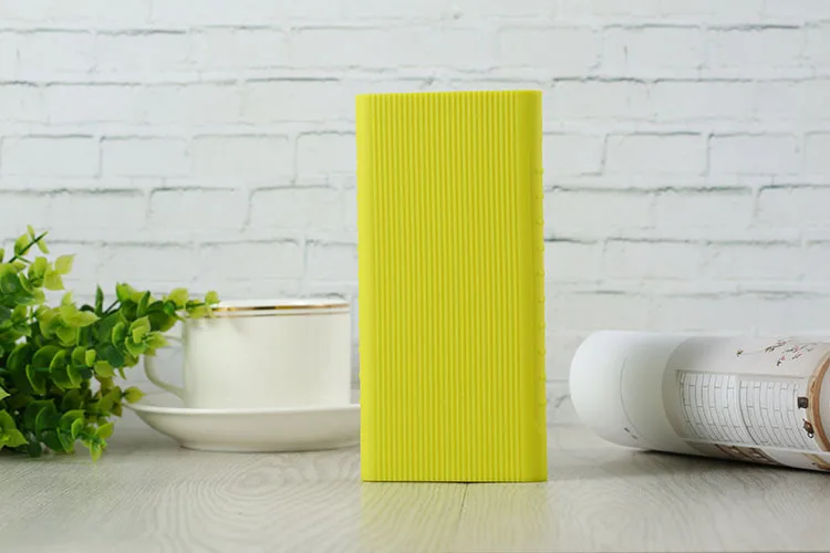 Силиконовый защитный чехол для Xiaomi power Bank 2 10000 мАч, двойной usb-порт, грязеотталкивающий чехол, чехол для power bank, модель PLM09ZM