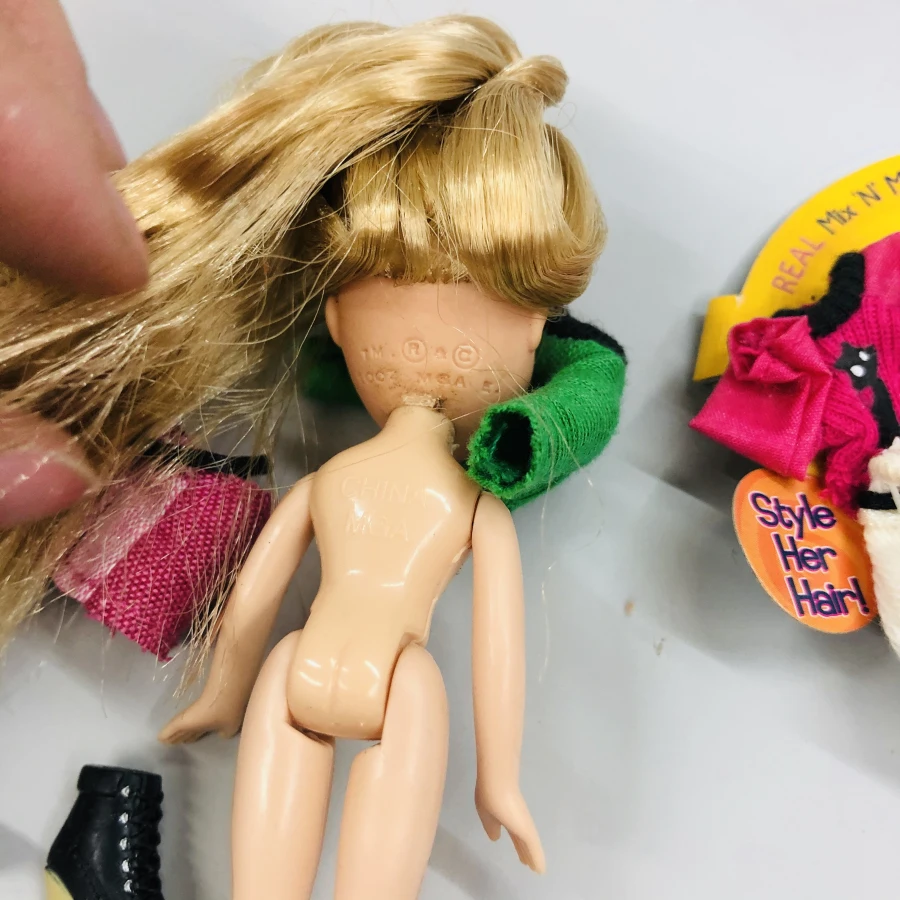 12 см оригинальная модная фигурка, оригинальная милая маленькая кукла BratzDoll с красными волосами и красивой одеждой, лучший подарок для ребенка
