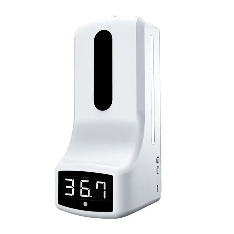 

Automatic Hand Soap Dispenser with Infrared thermometer for Supermarket Store J6PC
