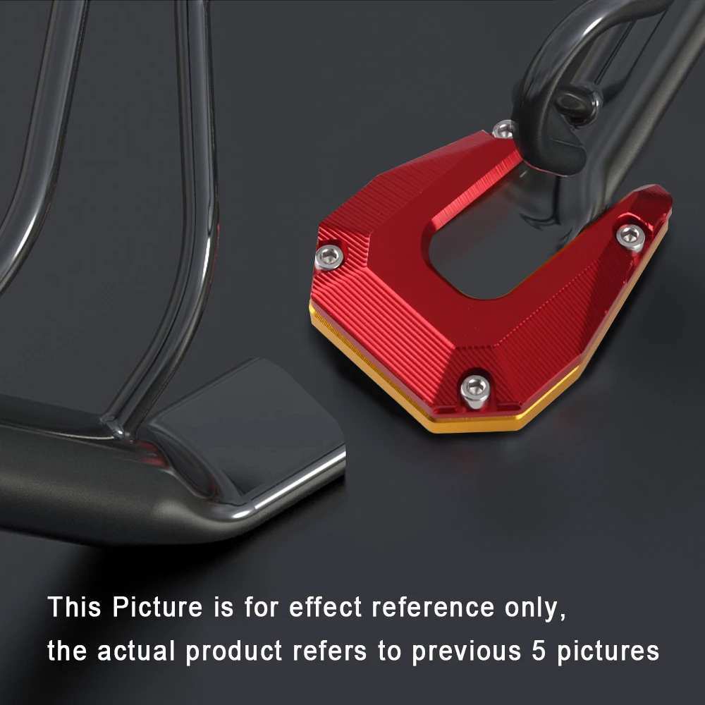 Motorcycle Side Stand Extension Pad for BMW S1000XR 2015 2016 2017 2018 Non-slip CNC Kickstand Protector Enlarger Support Plate |