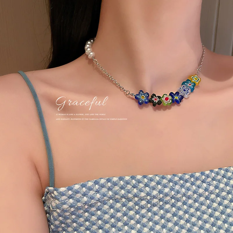 

925 Silver Needle Irregular Stone Love Exquisite Earrings Advanced Cool Wind Earrings Retro Black Peach Heart Earrings