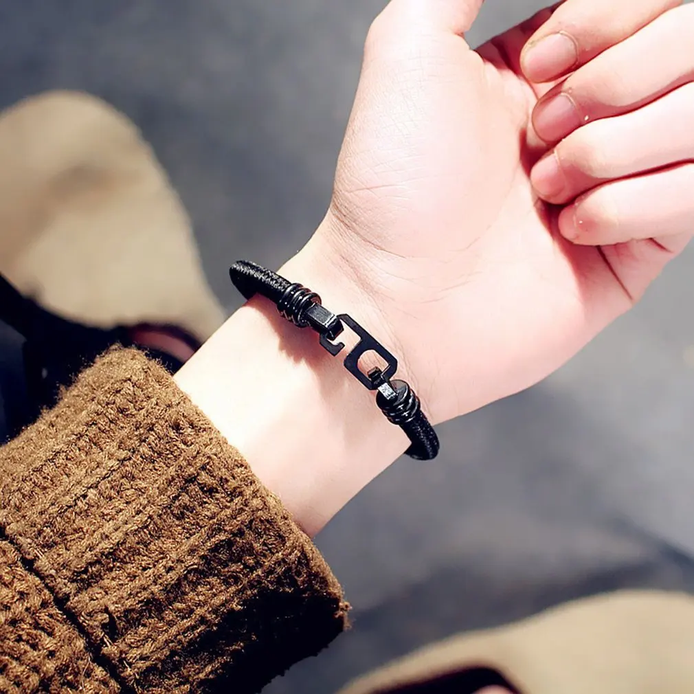 Мода Lifeline цифровой мужской и женский браслет пара простые благородные ювелирные