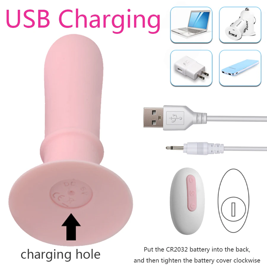 Массажер вибратор для простаты мужской Анальная пробка стимулятор клитор