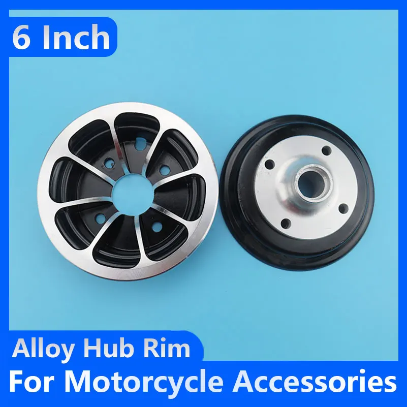 

6 Inch Electroplated Rim 2.75/3.00-8 front 3.50-8 rear aluminum wheel hub Monkey Bike Small Monkey Motorcycle Wheel Modified