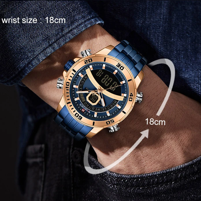 Новые NAVIFORCE спортивные часы для мужчин Relojes Hombre роскошные брендовые кварцевые с
