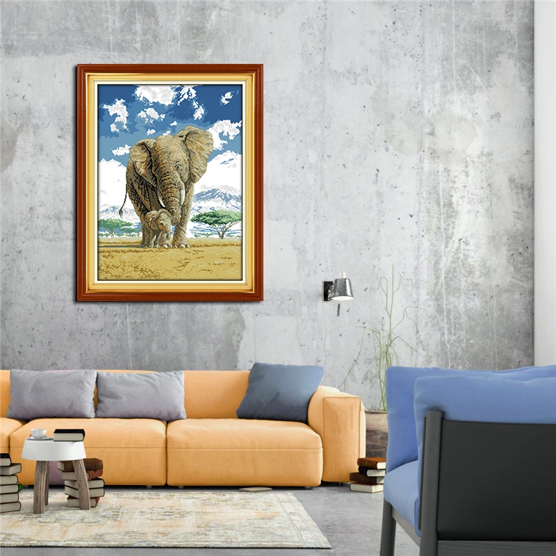 Набор для вышивки крестиком 14CT белая 11CT вышитая игла ручной работы