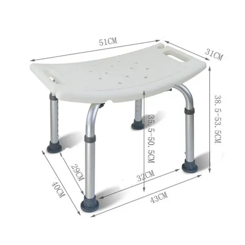 Табурет складной для купания пожилых людей и инвалидов - изображение