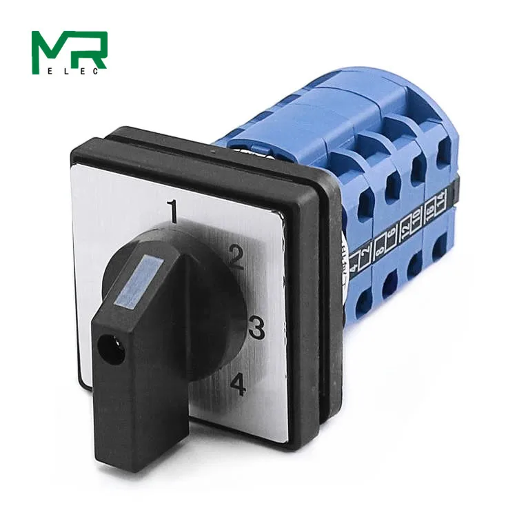 LW26-20/4 1-2-3-4 Panel Mount 20A 4 poles 4 position control  20A versatile change-over switch 440V 20A cutoff switch electric change over switch manual transfer switch hz5b series 20a 0 4 position 2 phase silver electric contacts