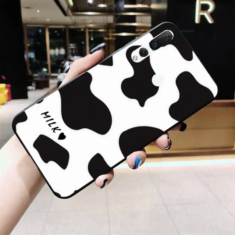 

HPCHCJHM 2020 ins super hot cow pattern Custom Photo Soft Phone Case for Huawei Honor 30 20 10 9 8 8x 8c v30 Lite view pro