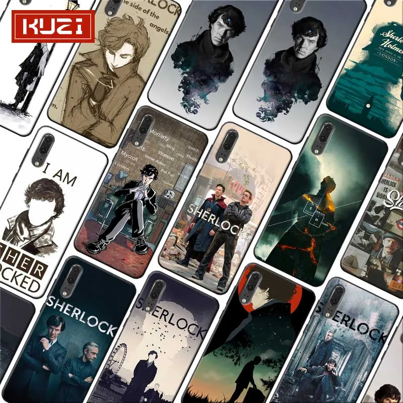 Phone Case for huawei mate 30 pro p20 p30 lite 20 Soft silicone Cover Sherlock Holmes |