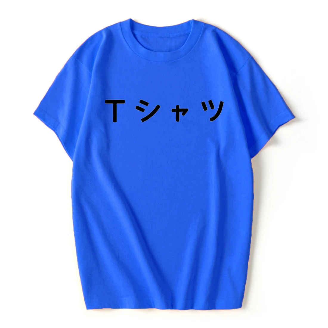 

Japanese Anime T-shirt Women's Fashion Simple Solid Color Tee Shirt High Quality Cotton Short Sleeve Casual Loose Tops